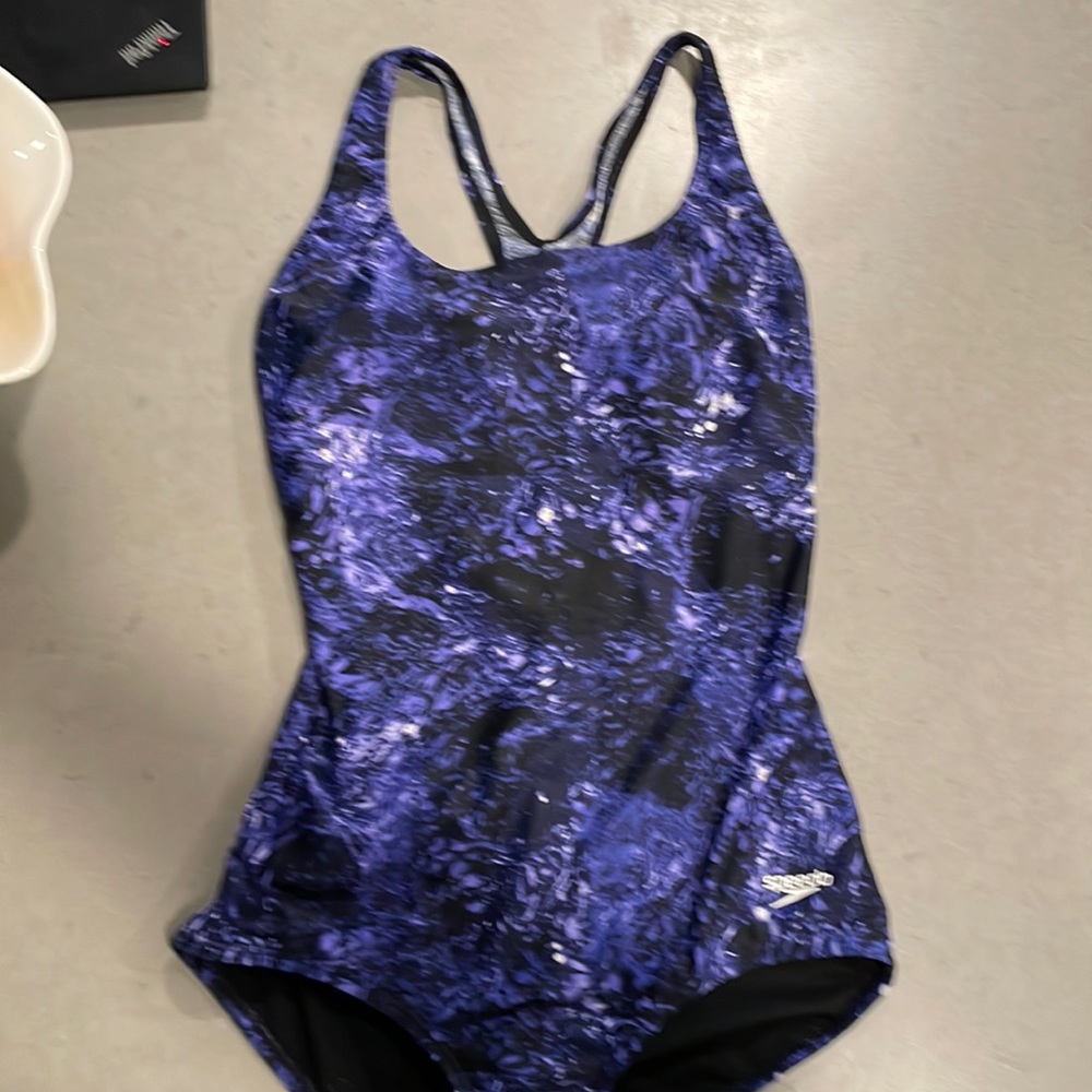 Blue Speedo one piece